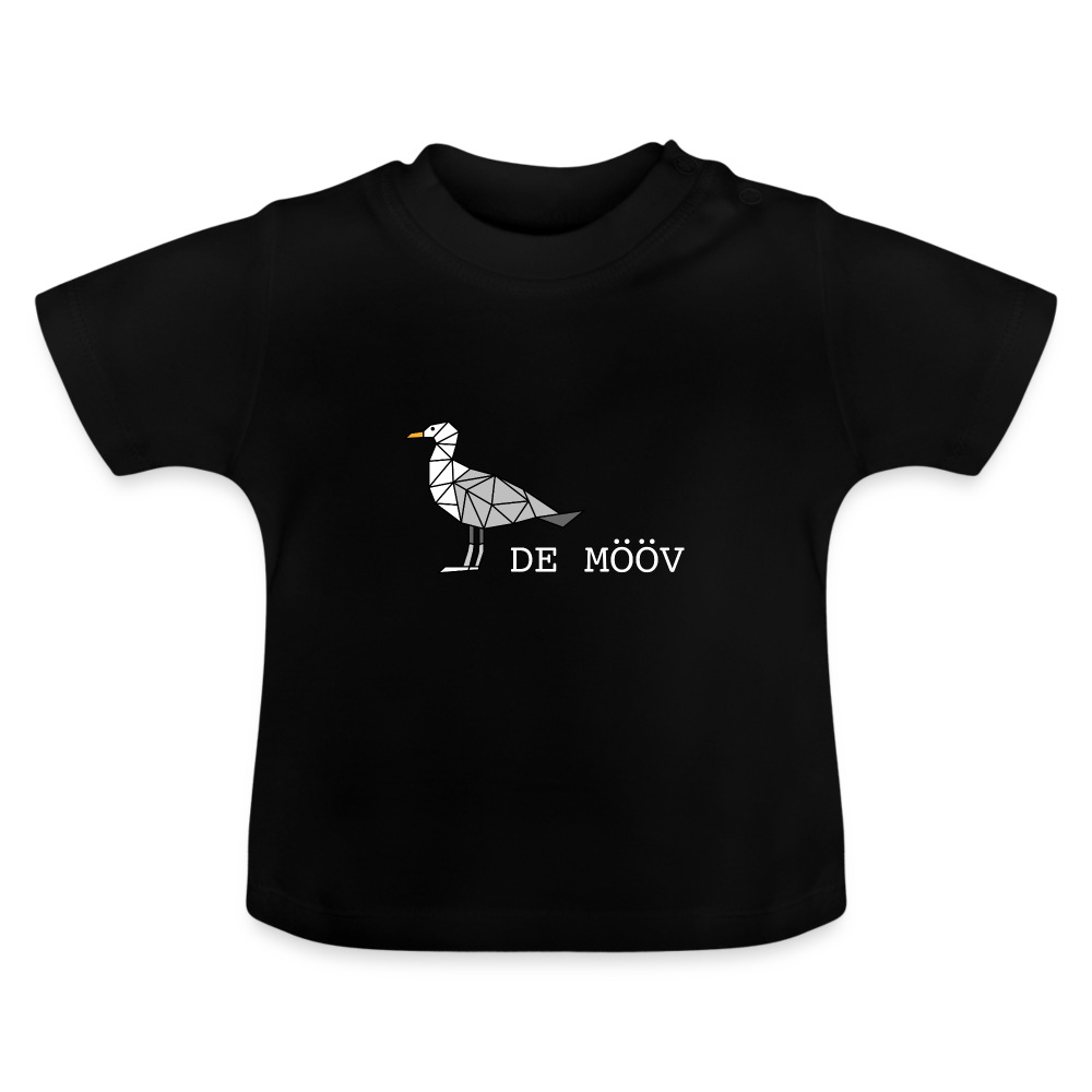 Baby T-Shirt - de Mööv - Schwarz