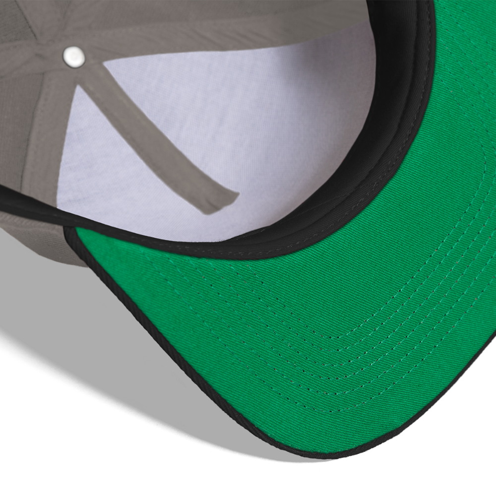 Snapback Cap - de Mööv (weiss) - Graphit/Schwarz