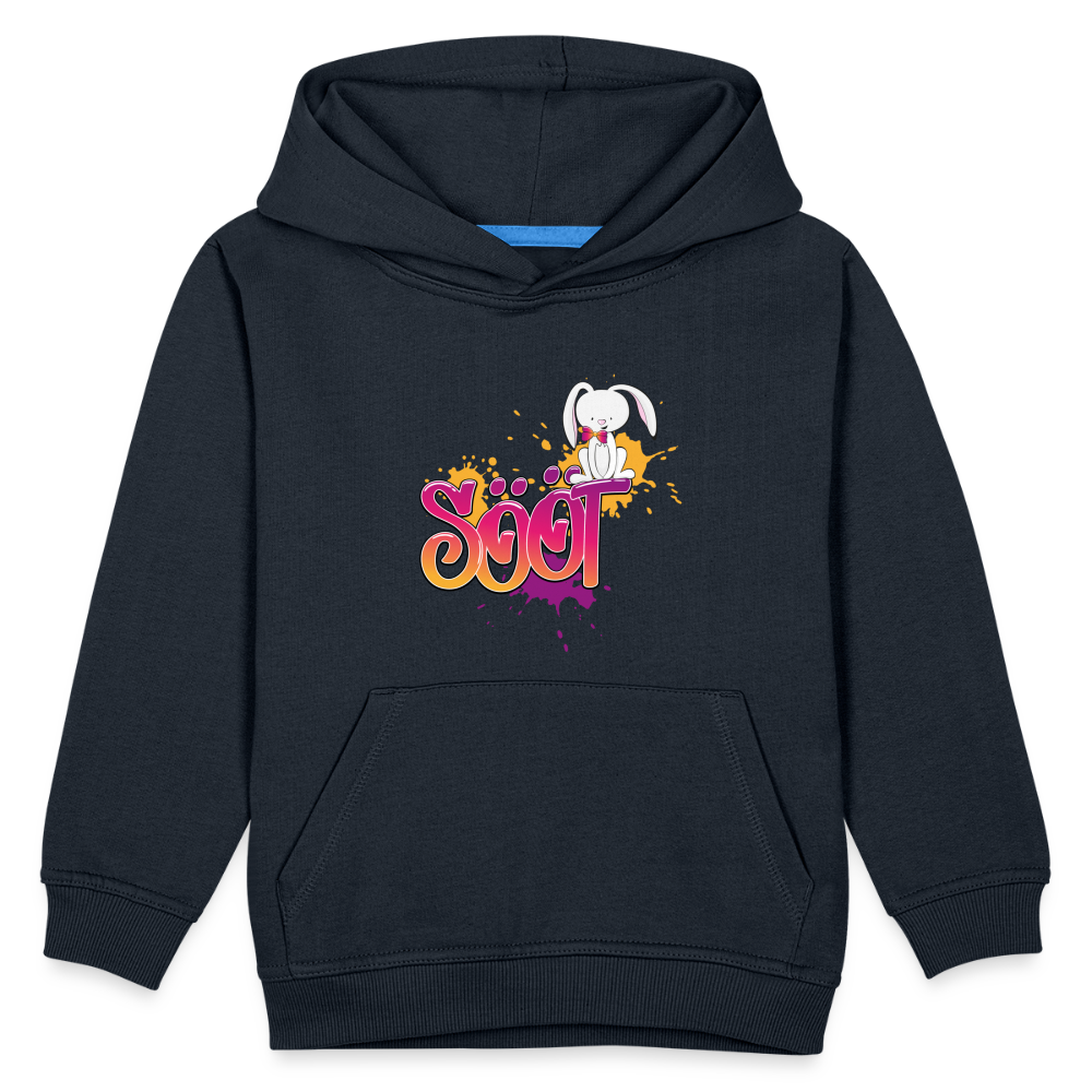 Kinder Premium Hoodie - sööt Haas - Navy