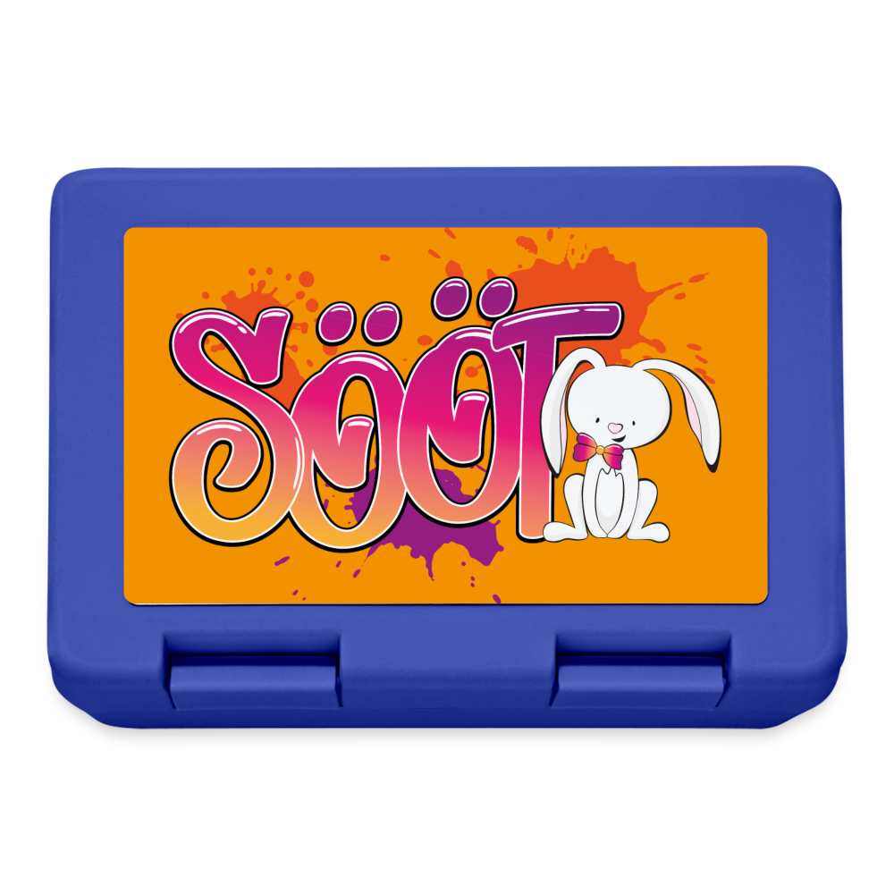 Brotdose - sööt Haas - Royalblau