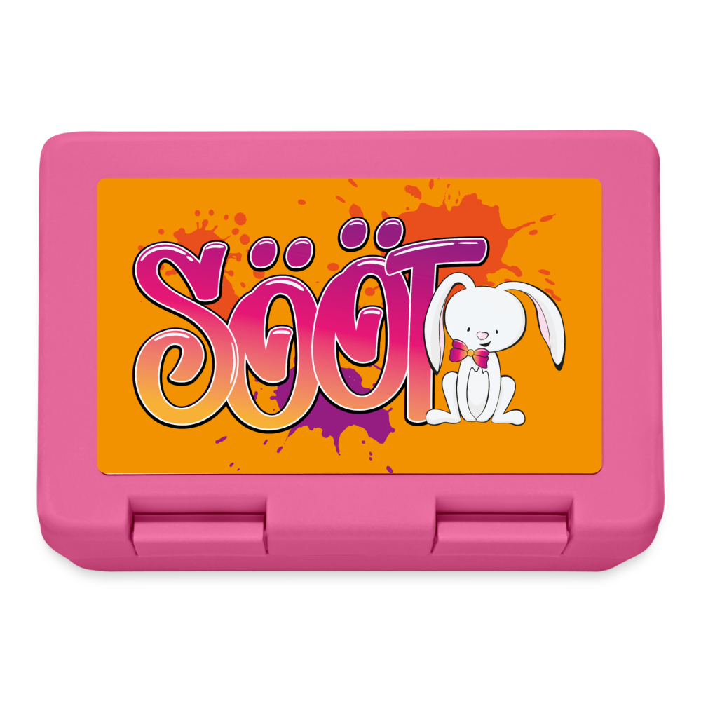 Brotdose - sööt Haas - Pink