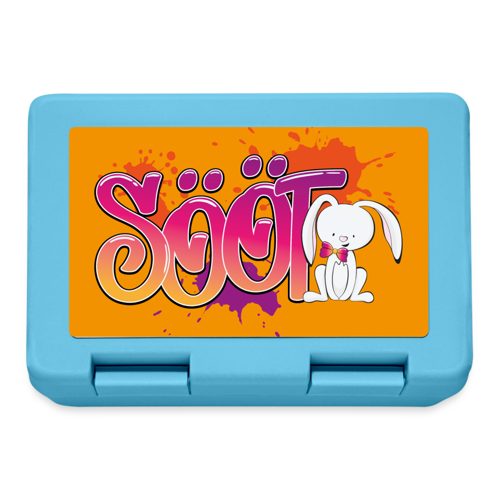 Brotdose - sööt Haas - Saphirblau