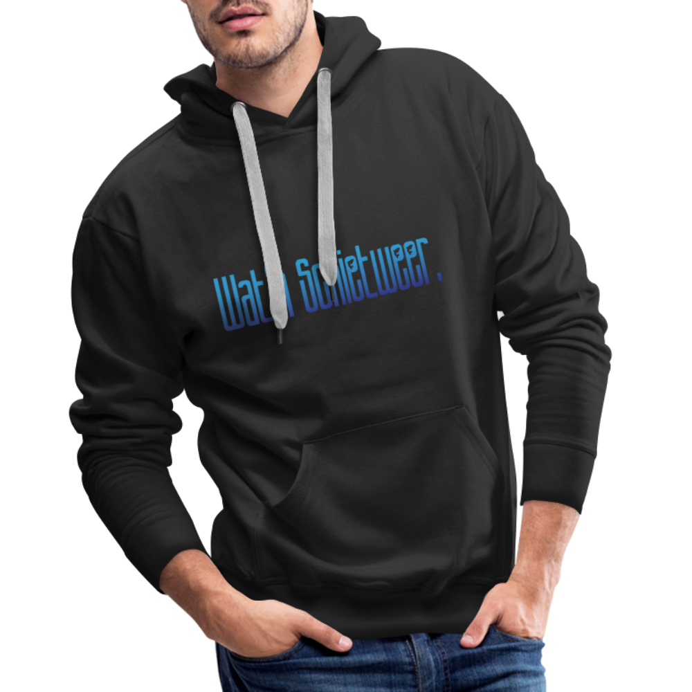 Männer Premium Hoodie - wat'n Schietweer - Schwarz