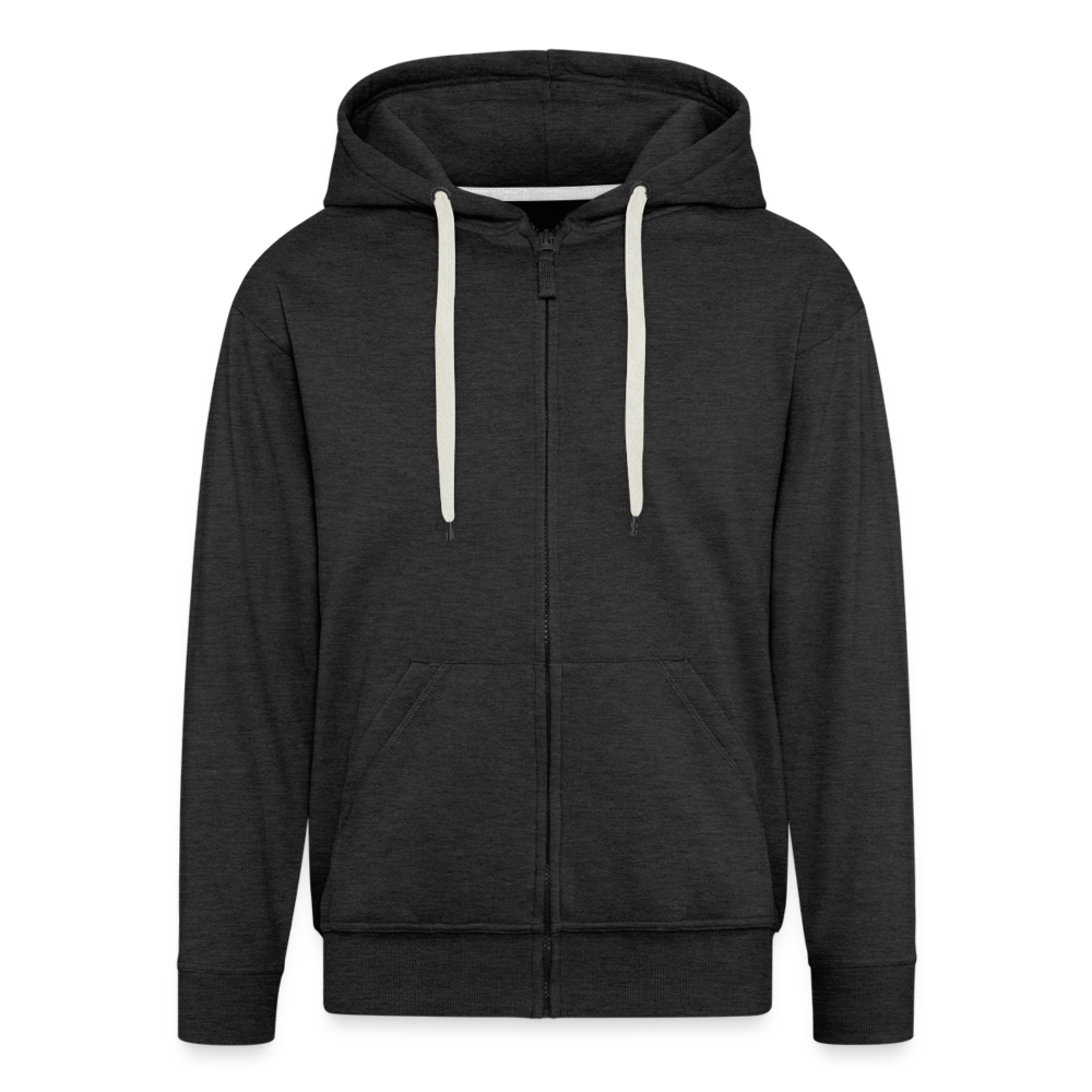 Männer Premium Kapuzenjacke - wat'n Schietweer (weiss) - Anthrazit