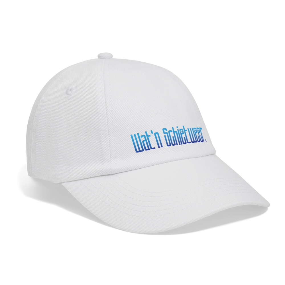 Baseballkappe - wat'n Schietweer - Weiß/Weiß