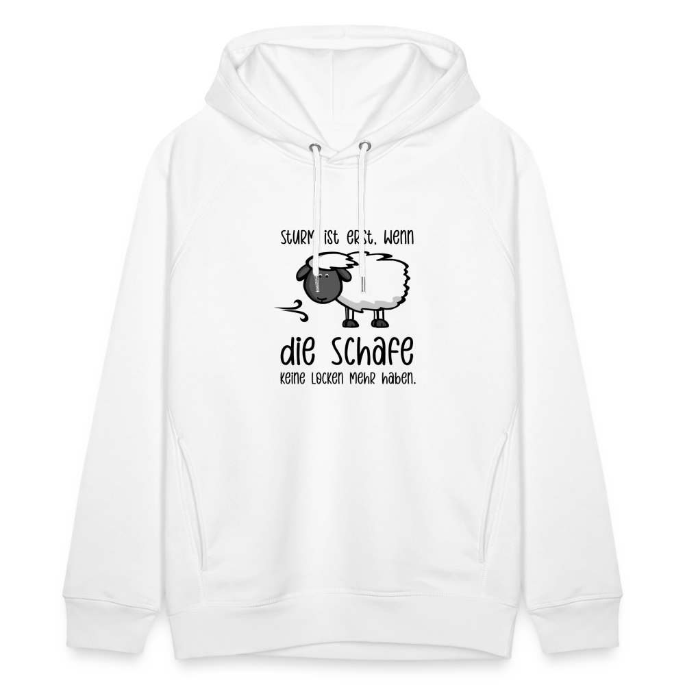 Unisex Bio-Hoodie - Schaf - weiß