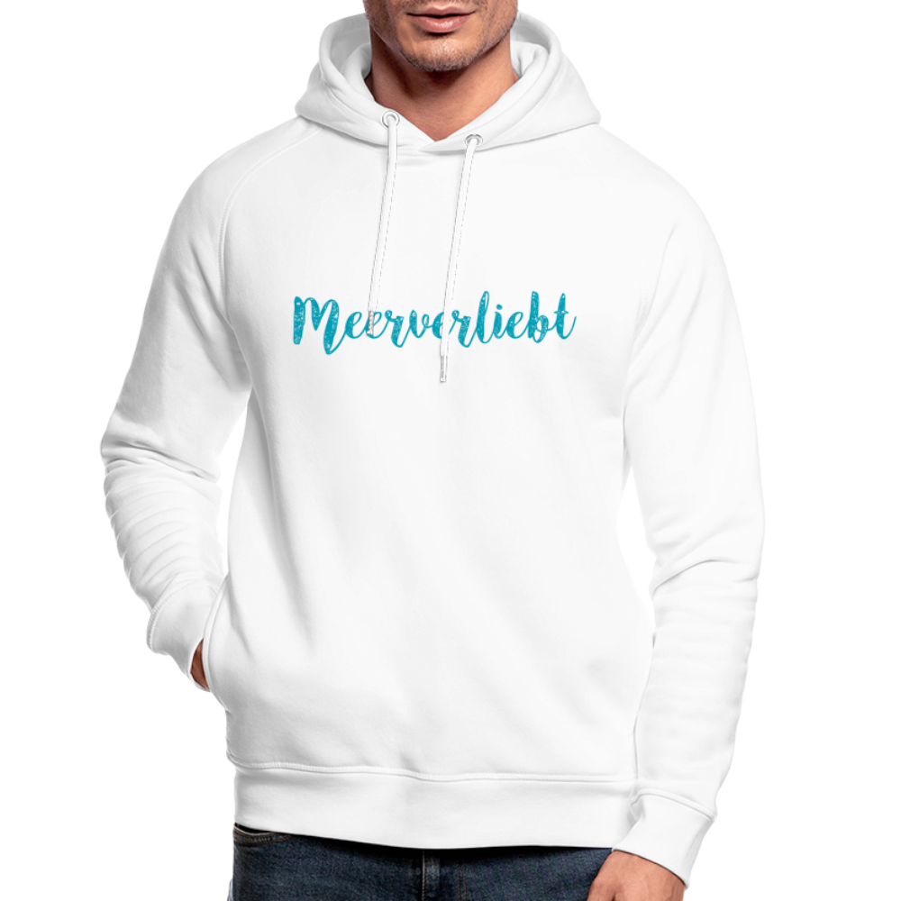 Unisex Bio-Hoodie - Meerverliebt - Weiß