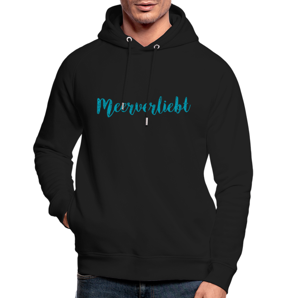 Unisex Bio-Hoodie - Meerverliebt - Schwarz