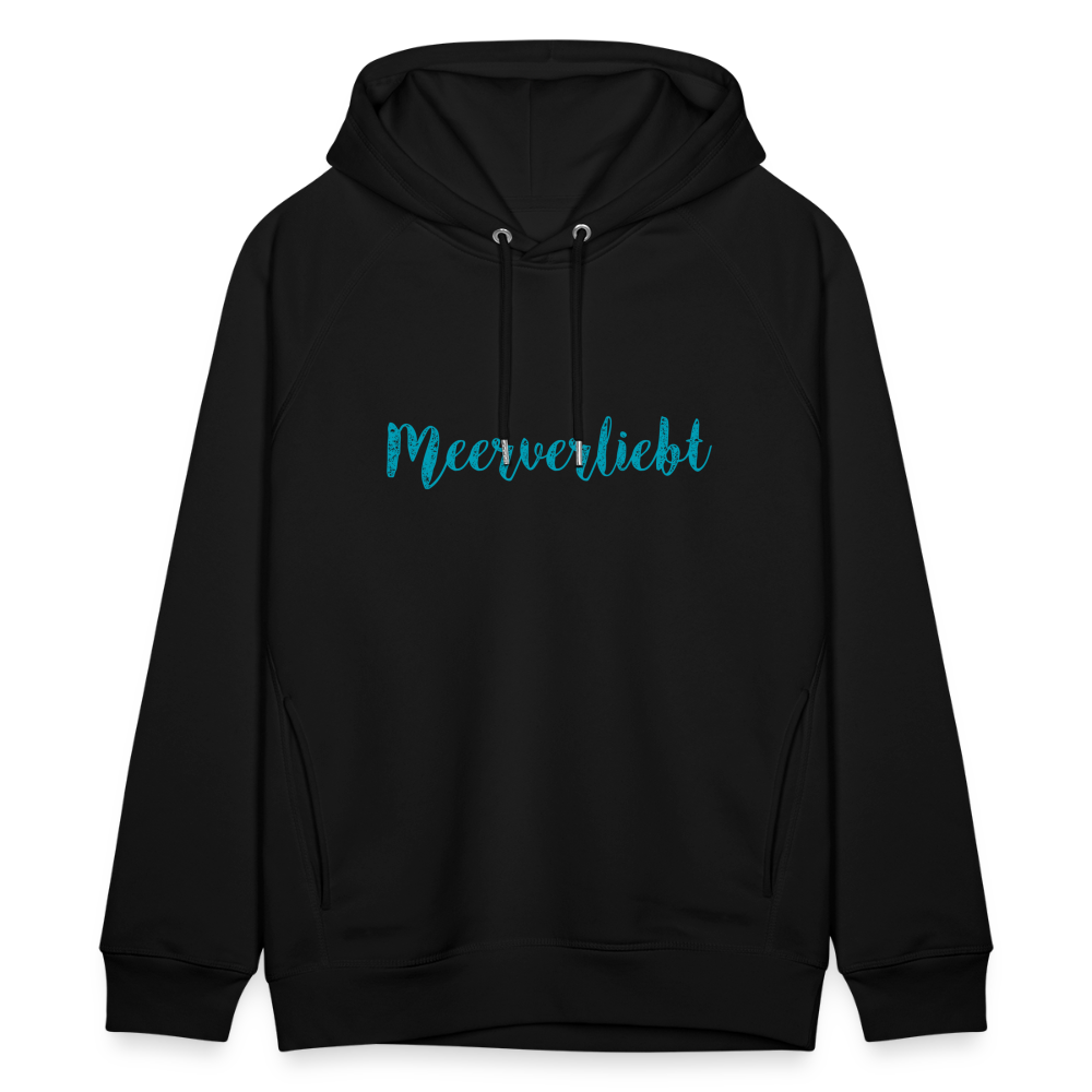 Unisex Bio-Hoodie - Meerverliebt - Schwarz