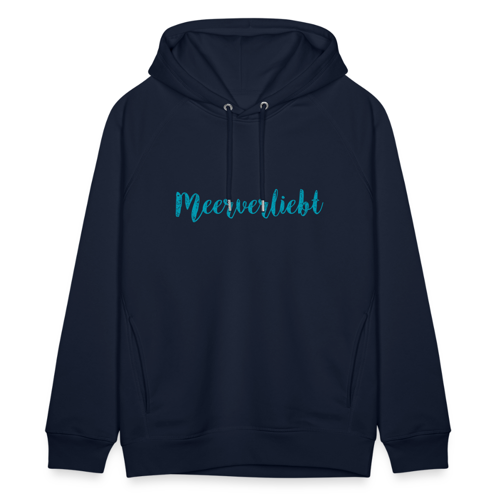 Unisex Bio-Hoodie - Meerverliebt - Navy