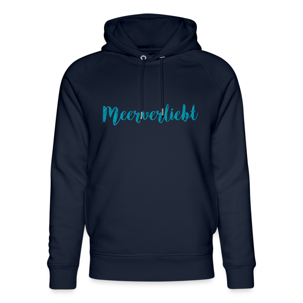 Unisex Bio-Hoodie - Meerverliebt - Navy