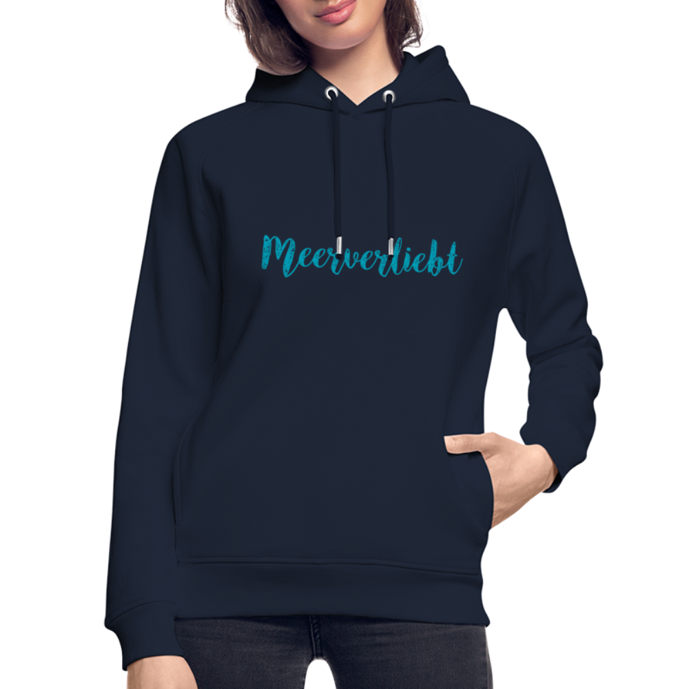 Unisex Bio-Hoodie - Meerverliebt - Navy