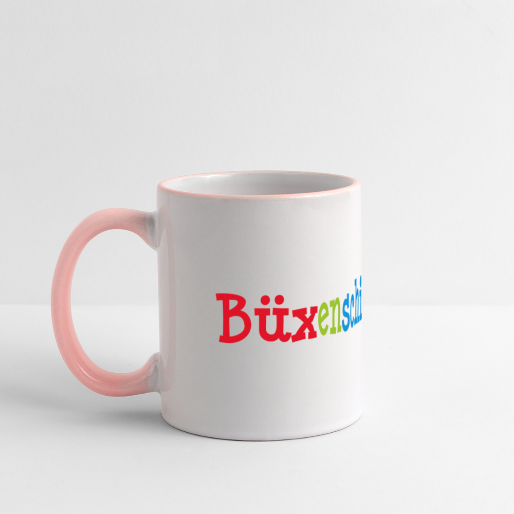 Panoramatasse - Büxenschieter - Weiß/Pink