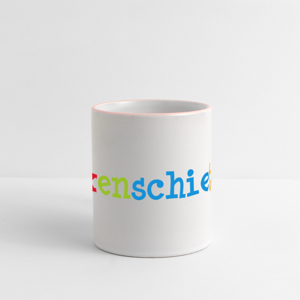 Panoramatasse - Büxenschieter - Weiß/Pink