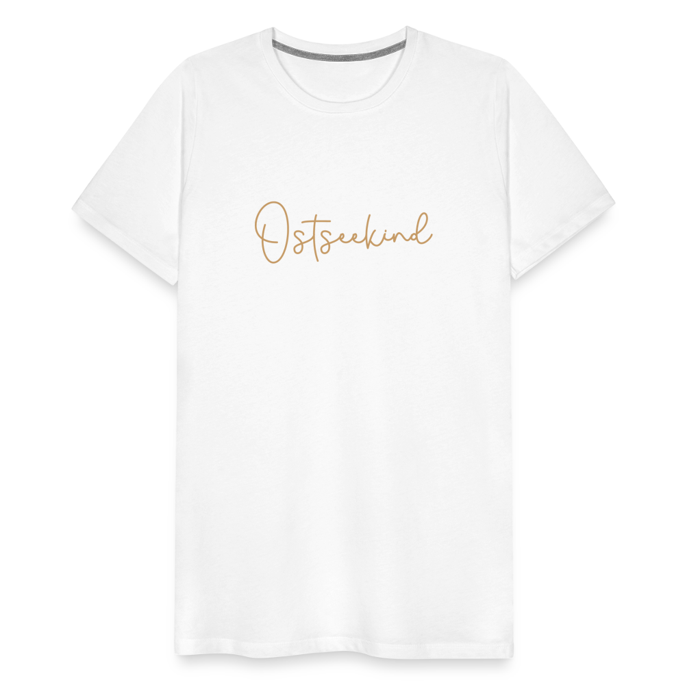 Männer Premium T-Shirt - Ostseekind - Weiß