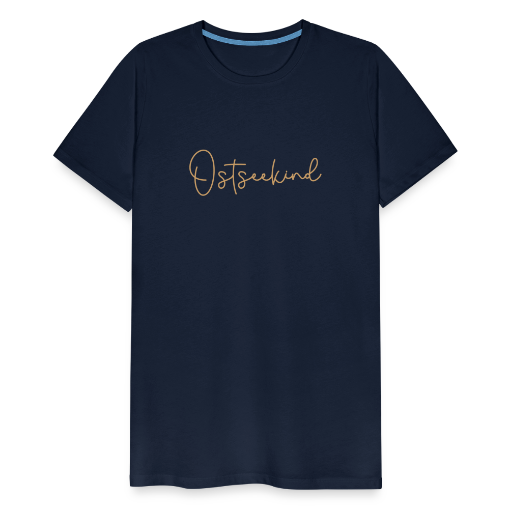 Männer Premium T-Shirt - Ostseekind - Navy