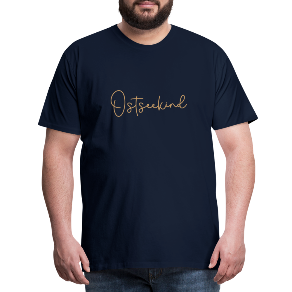 Männer Premium T-Shirt - Ostseekind - Navy
