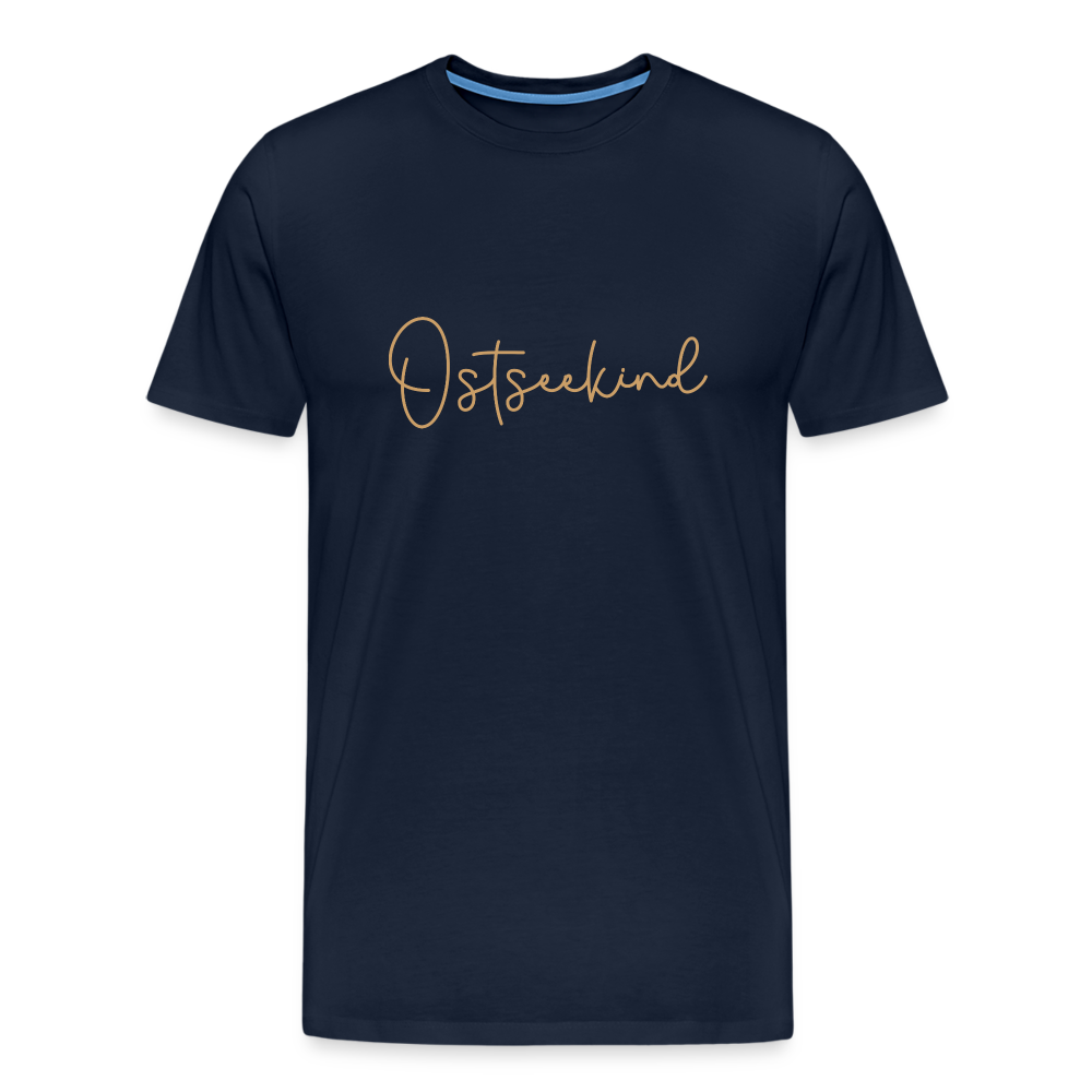 Männer Premium T-Shirt - Ostseekind - Navy