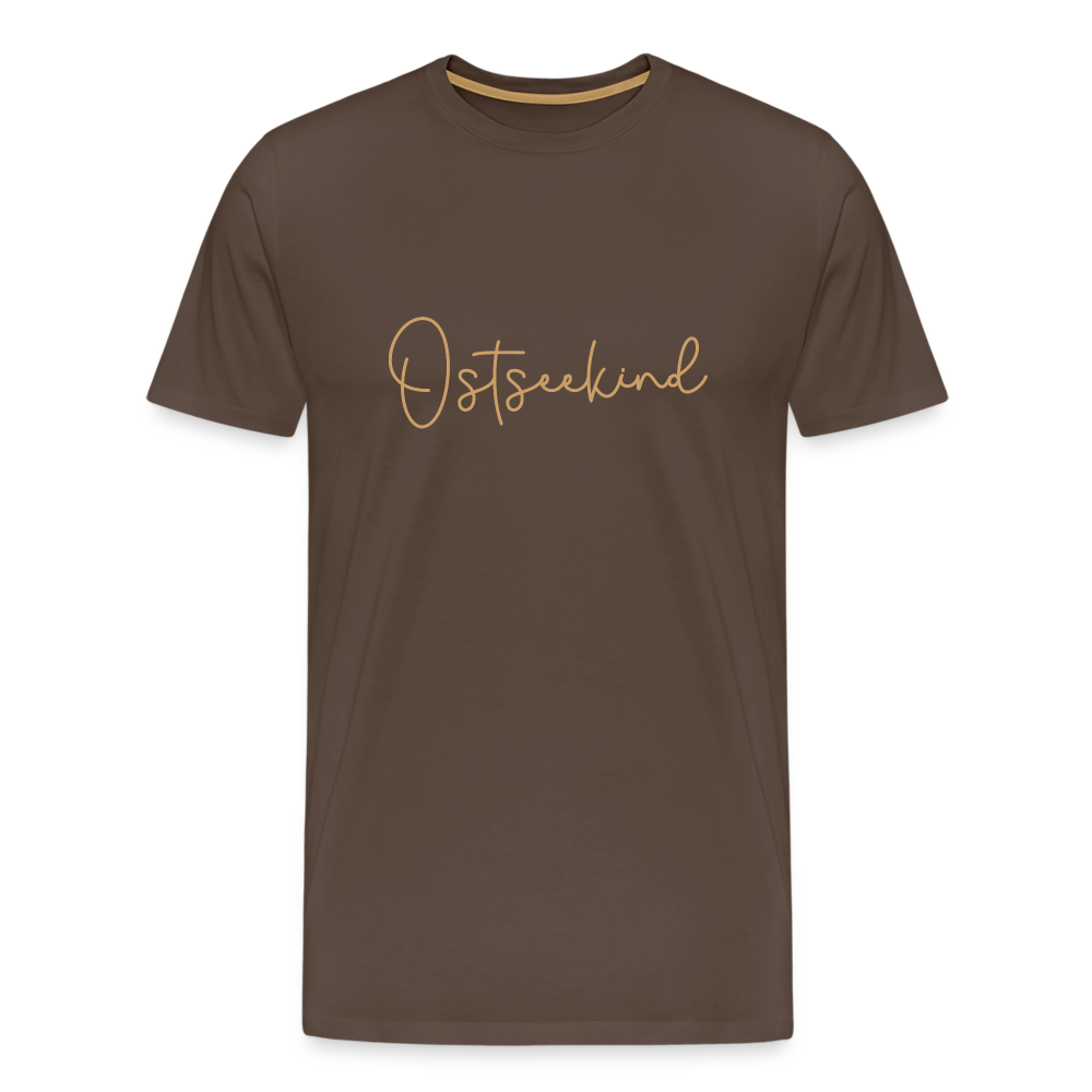 Männer Premium T-Shirt - Ostseekind - Edelbraun
