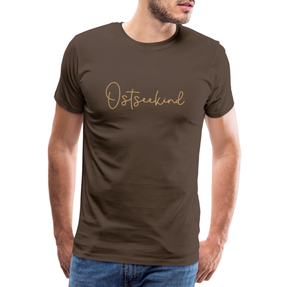 Männer Premium T-Shirt - Ostseekind - Edelbraun