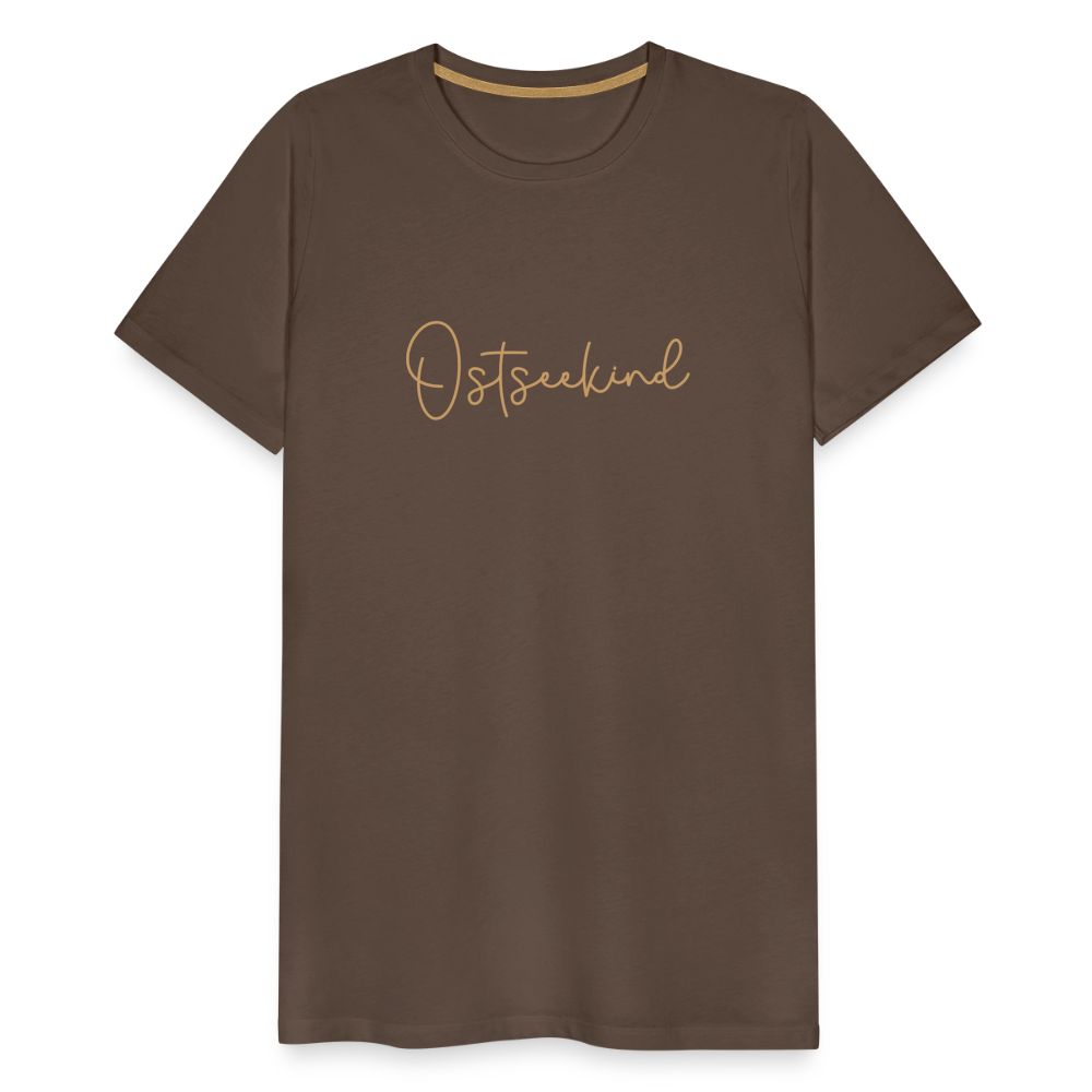 Männer Premium T-Shirt - Ostseekind - Edelbraun
