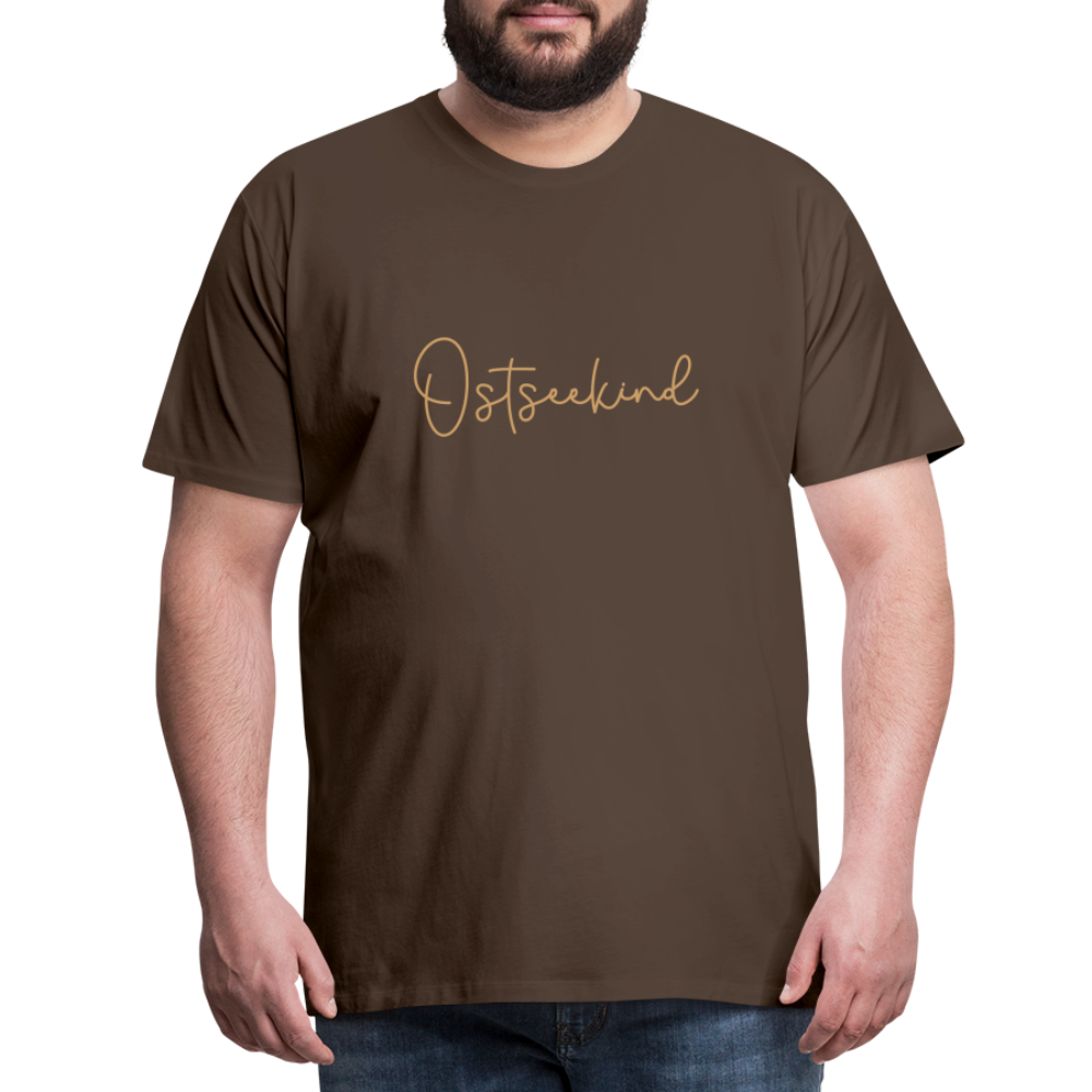 Männer Premium T-Shirt - Ostseekind - Edelbraun
