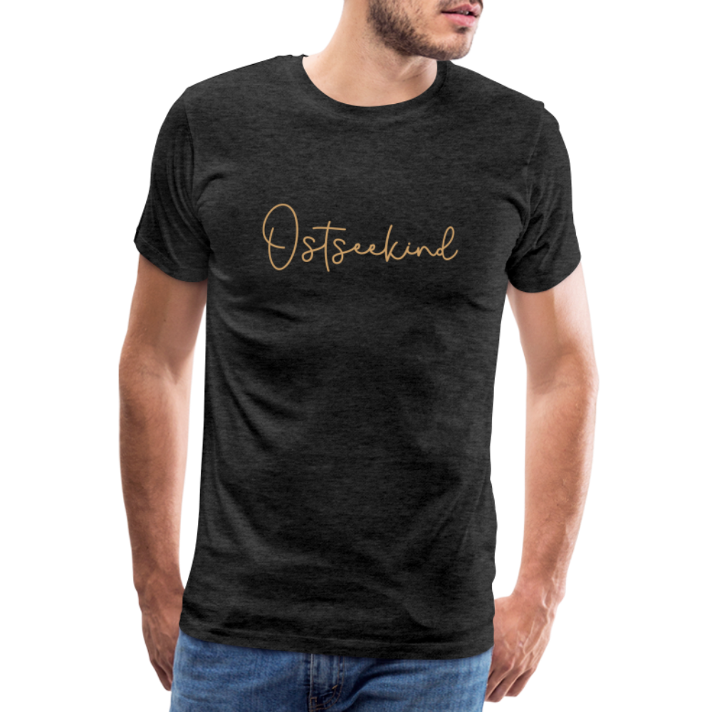 Männer Premium T-Shirt - Ostseekind - Anthrazit