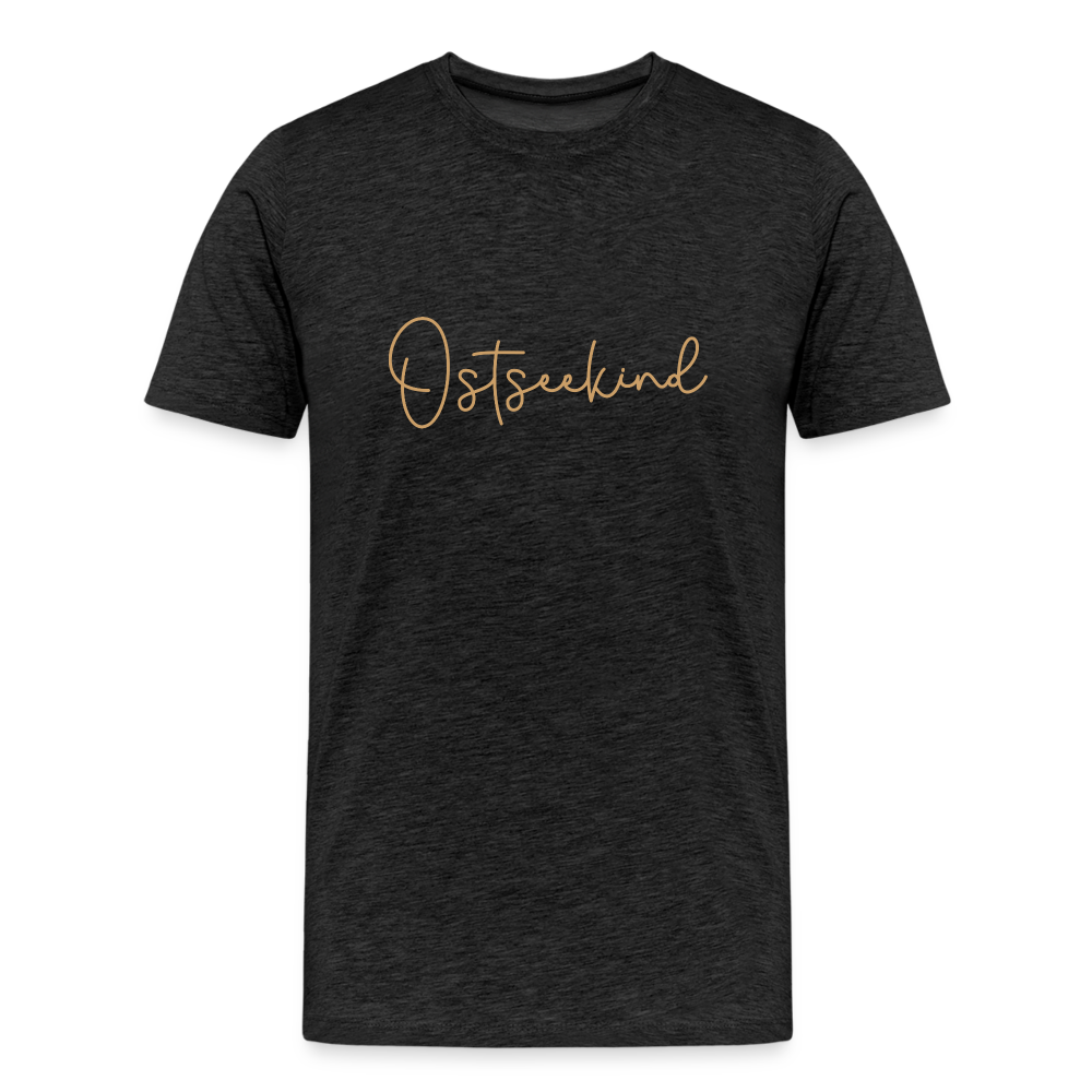 Männer Premium T-Shirt - Ostseekind - Anthrazit