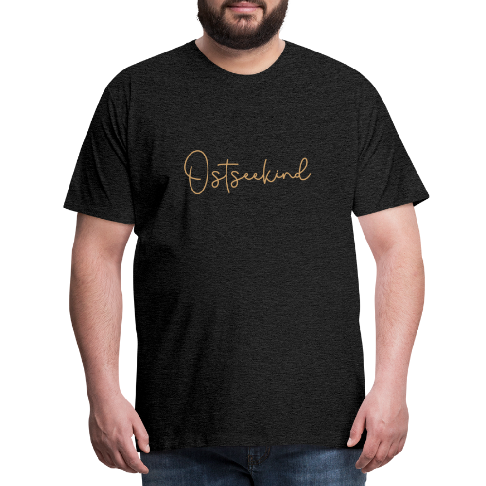 Männer Premium T-Shirt - Ostseekind - Anthrazit