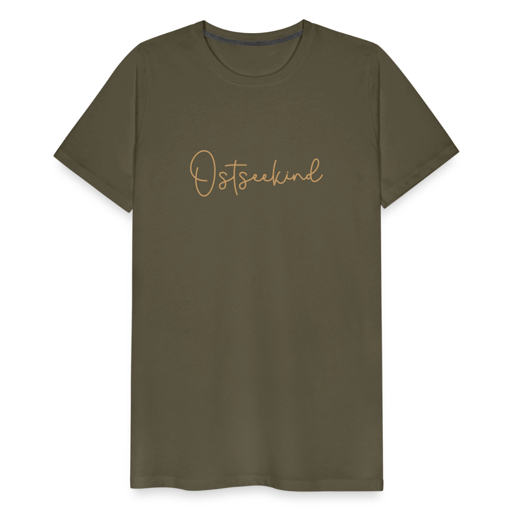Männer Premium T-Shirt - Ostseekind - Khaki