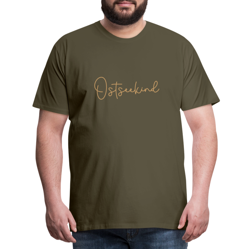Männer Premium T-Shirt - Ostseekind - Khaki