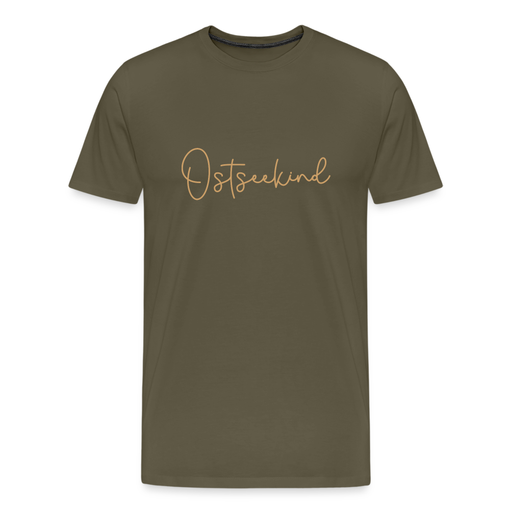 Männer Premium T-Shirt - Ostseekind - Khaki