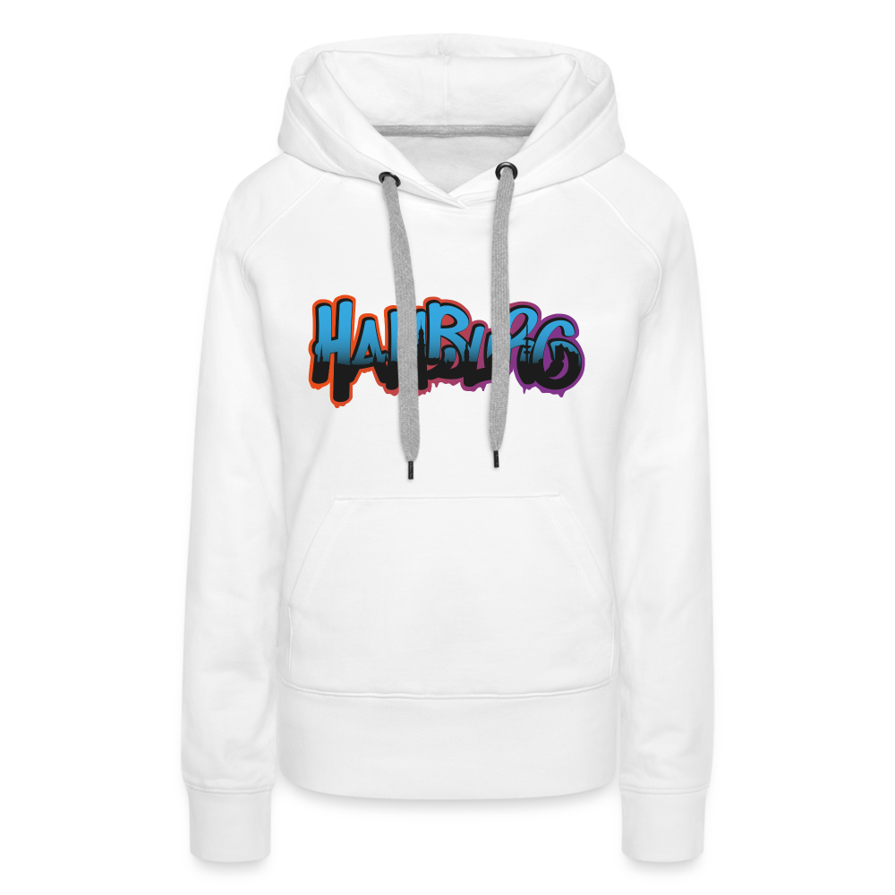 Frauen Premium Hoodie - Hamburg - weiß