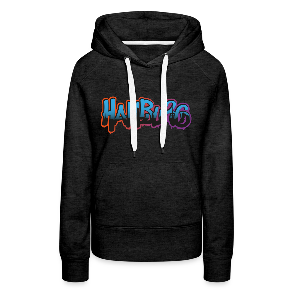 Frauen Premium Hoodie - Hamburg - Anthrazit