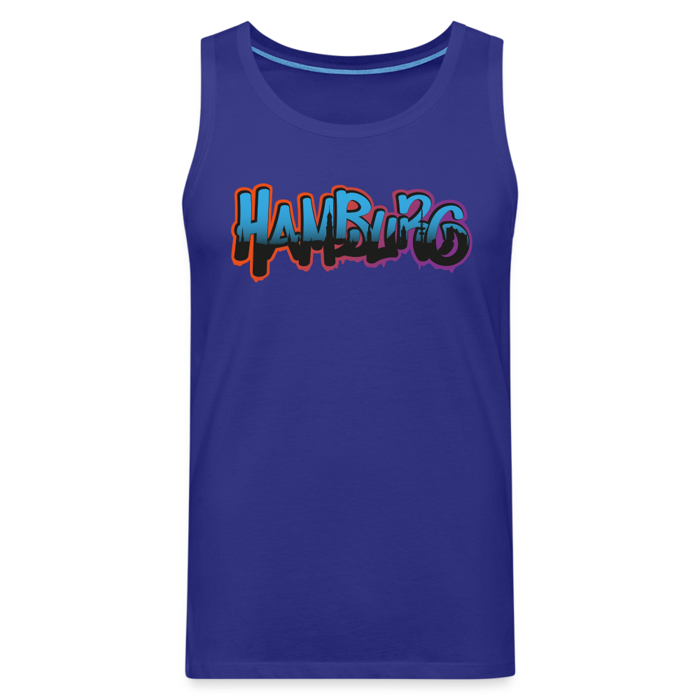 Männer Premium Tank Top - Hamburg - Königsblau