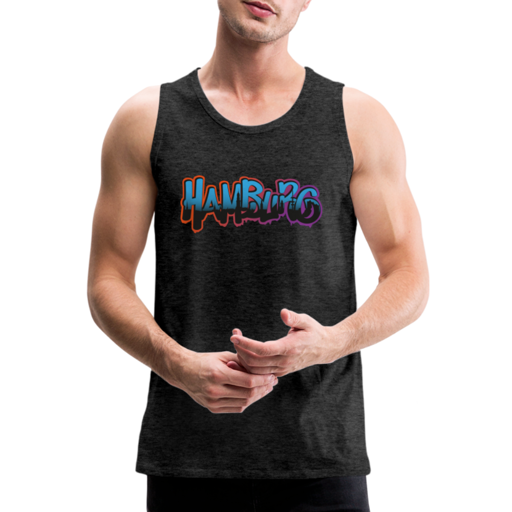 Männer Premium Tank Top - Hamburg - Anthrazit
