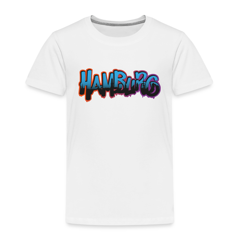 Kinder Premium T-Shirt - Hamburg - weiß