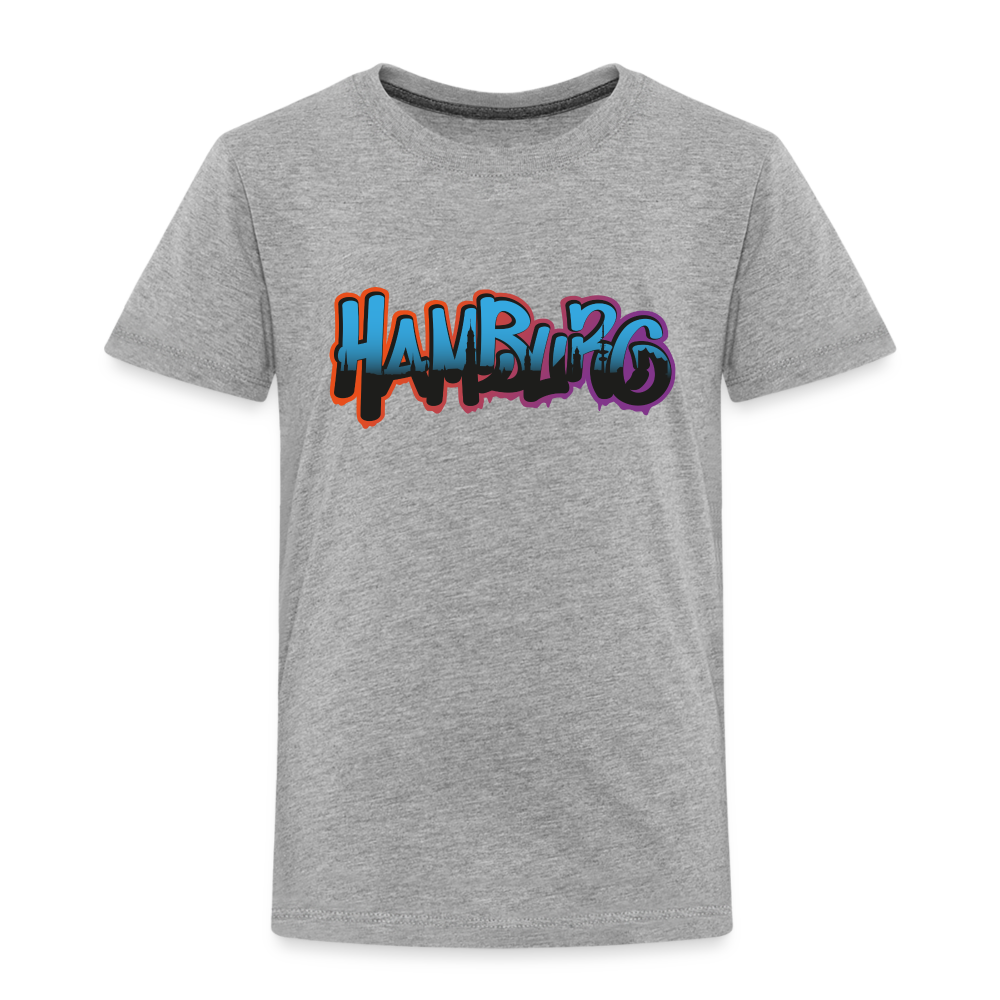 Kinder Premium T-Shirt - Hamburg - Grau meliert