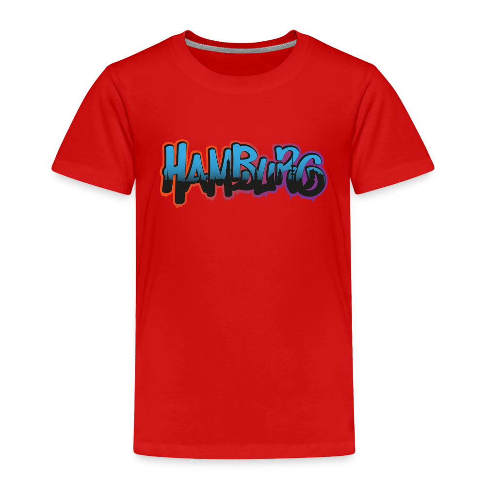 Kinder Premium T-Shirt - Hamburg - Rot
