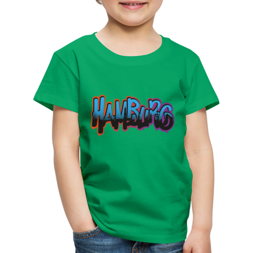 Kinder Premium T-Shirt - Hamburg - Kelly Green