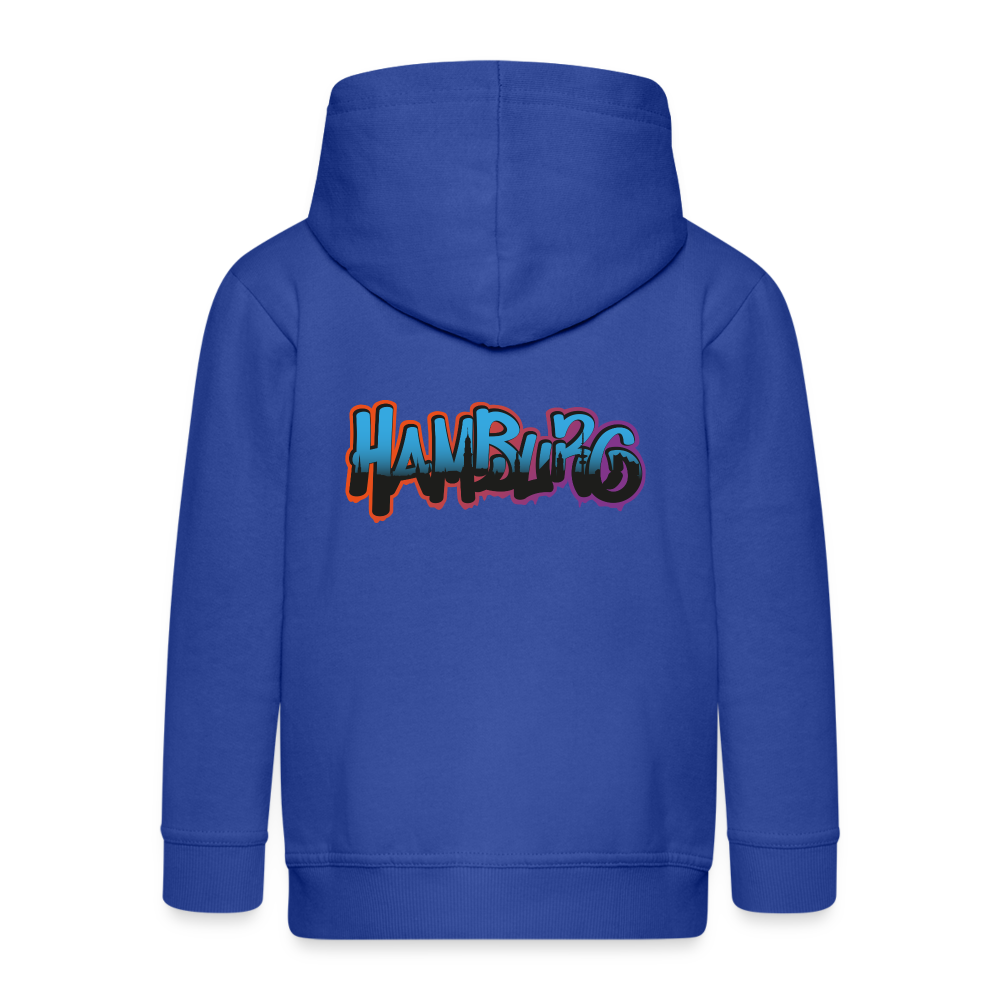 Kinder Premium Kapuzenjacke - Hamburg - Royalblau