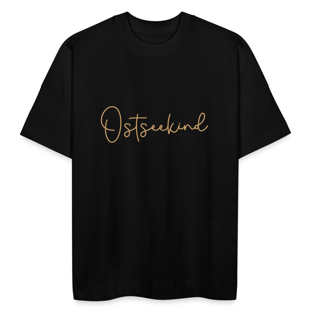 Unisex Oversize Bio-T-Shirt - Ostseekind - Schwarz