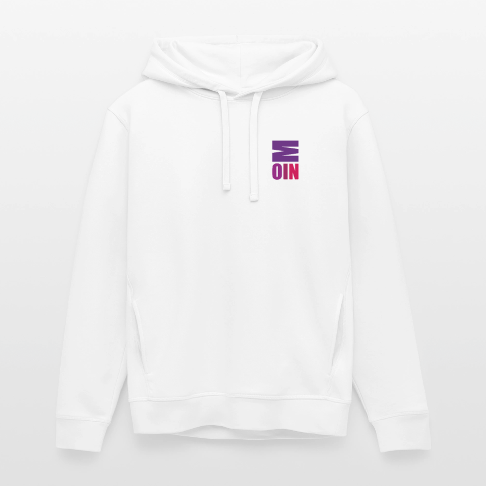 Unisex Bio-Hoodie - Moin - Weiß