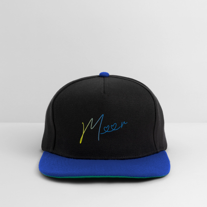 Snapback Cap - Meer - Schwarz/Königsblau