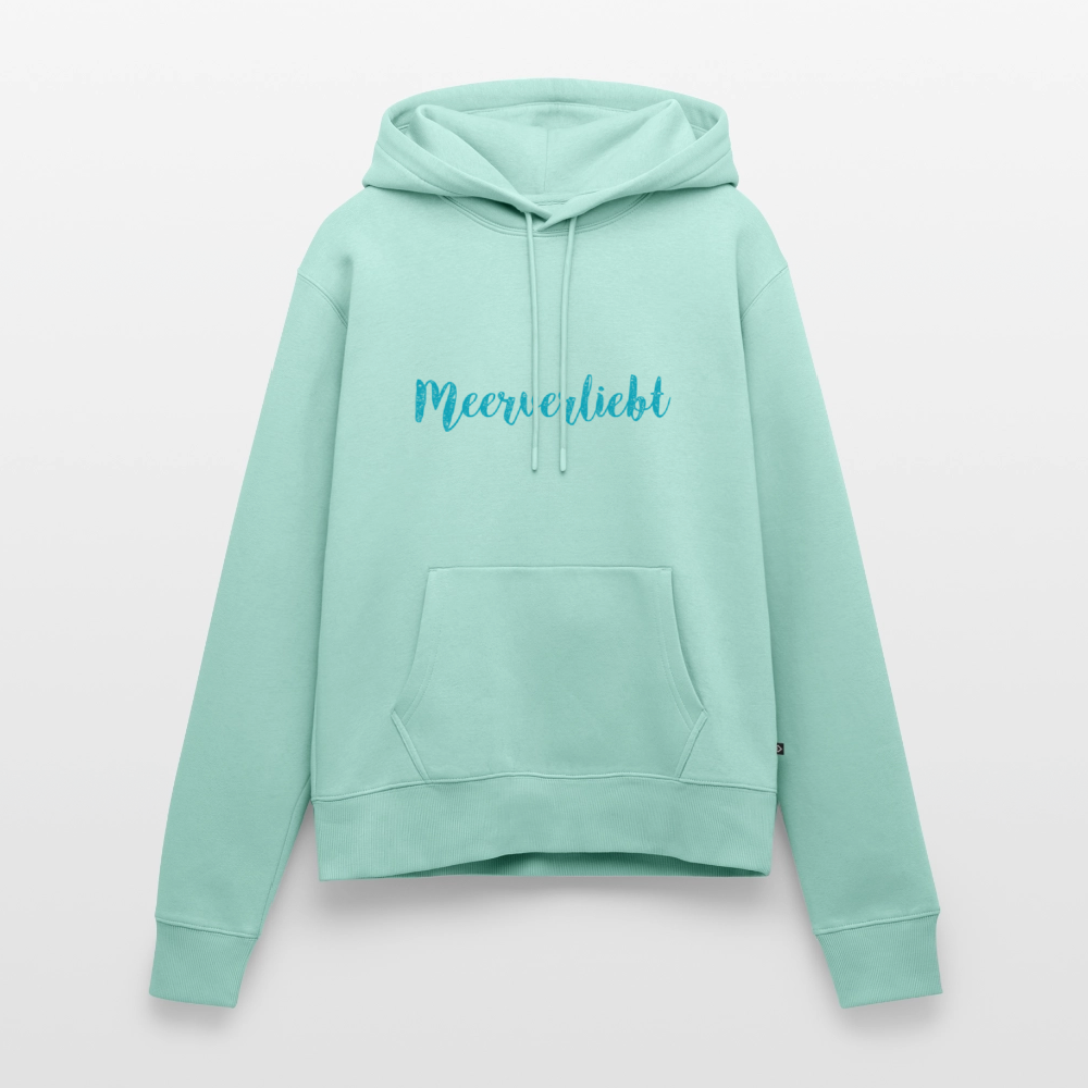 Damen Premium Hoodie - Meerverliebt - Mint 