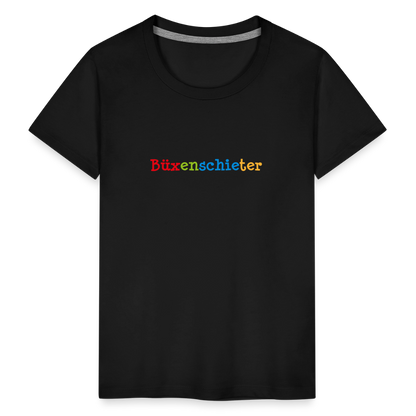 Kinder Premium T-Shirt - Büxenschieter - Schwarz