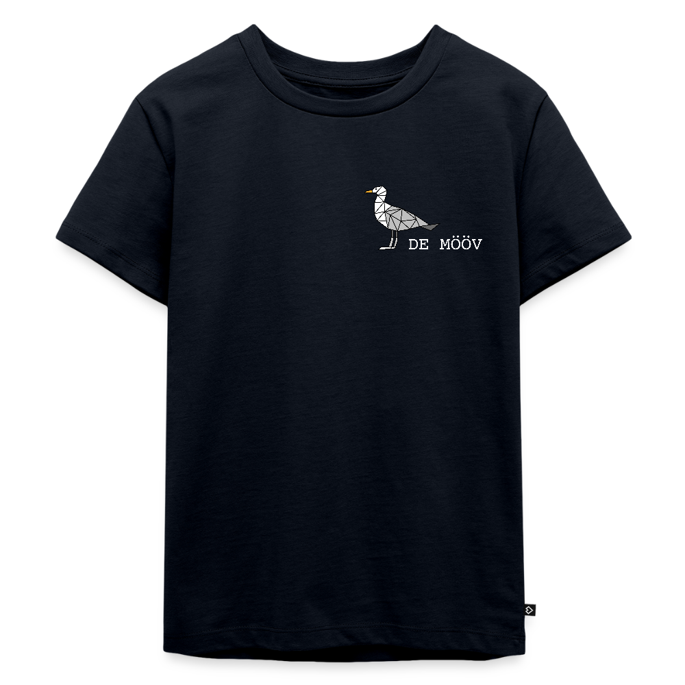 Kinder Premium T-Shirt - de Mööv (weiss) - Navy