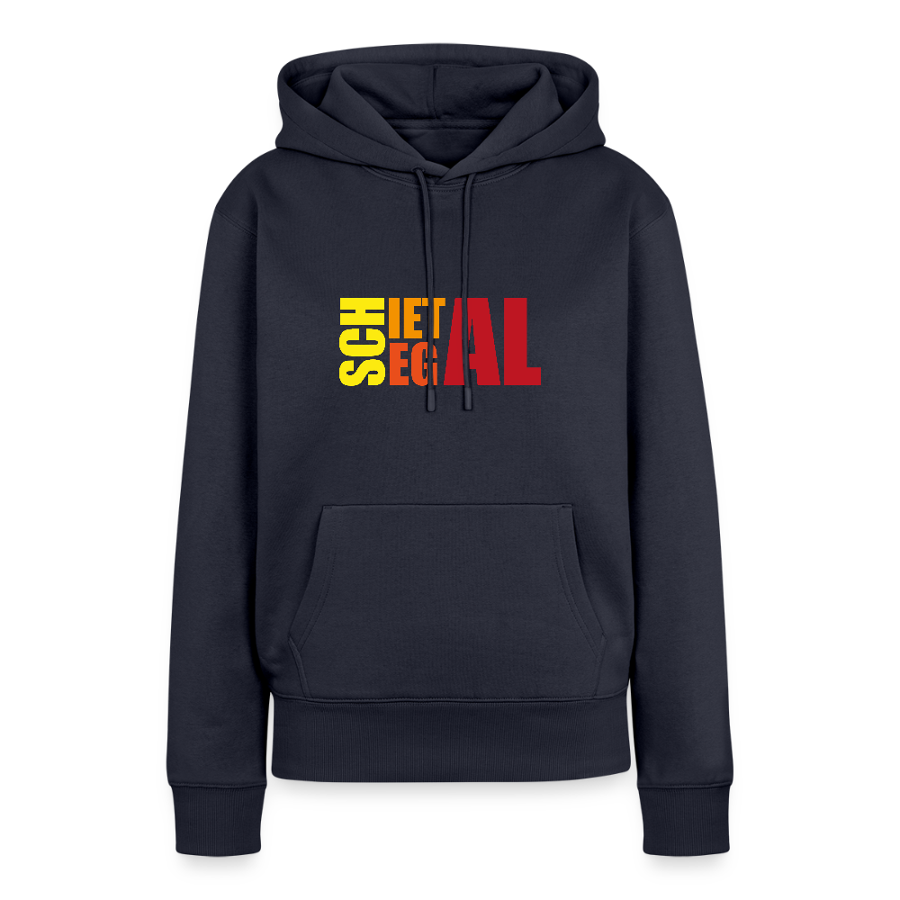Damen Premium Hoodie - Schietegal - Navy