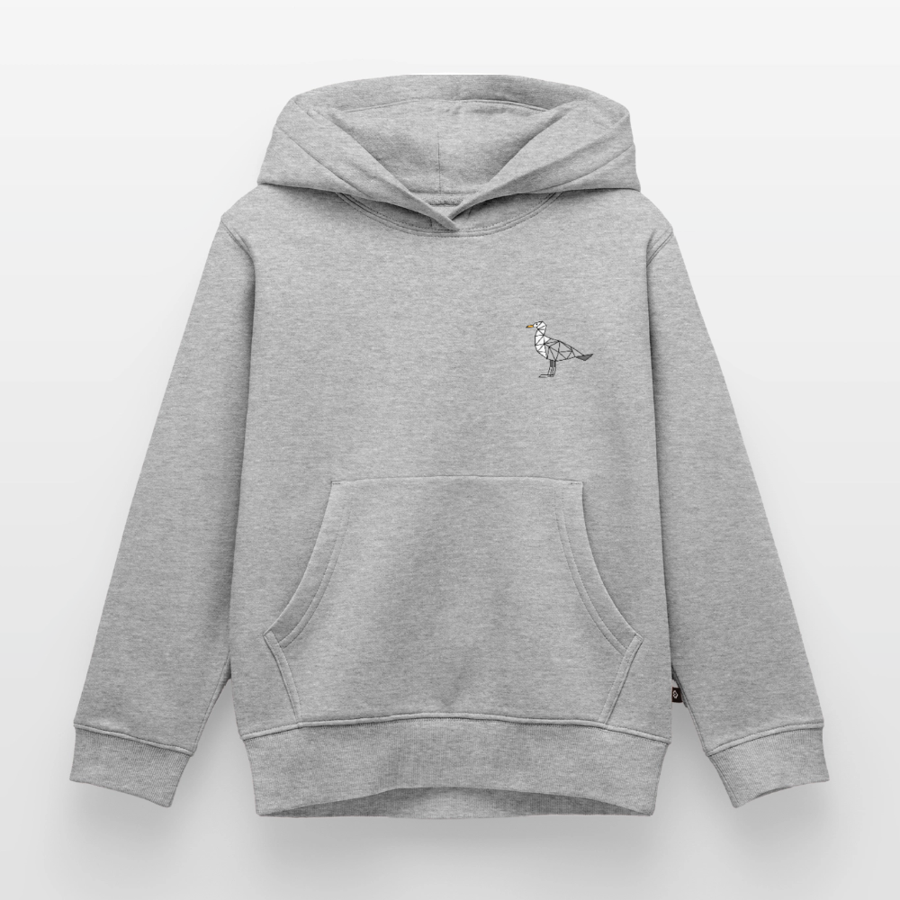 Möwe - Kinder Premium Hoodie - Grau meliert