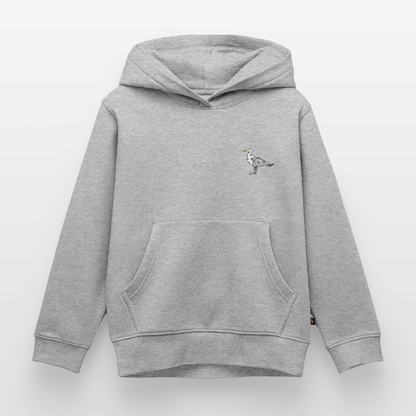 Möwe - Kinder Premium Hoodie - Grau meliert